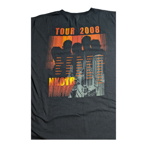 New Kids on the Block Shirt NKOTB 2008 Concert Dates Boy Band See Measurements - Picture 6 of 8